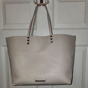 Bcbg cream tote bag new
